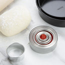 Vogue Round Plain Pastry Cutter Set E013