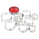 Vogue Round Plain Pastry Cutter Set E013