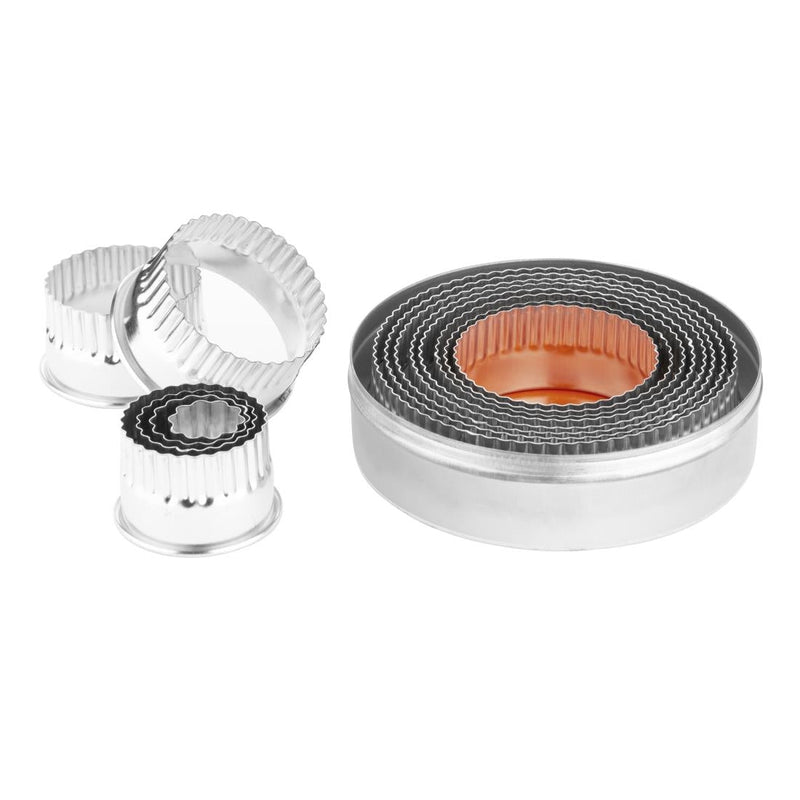 Vogue Round Fluted Pastry Cutter Set E019