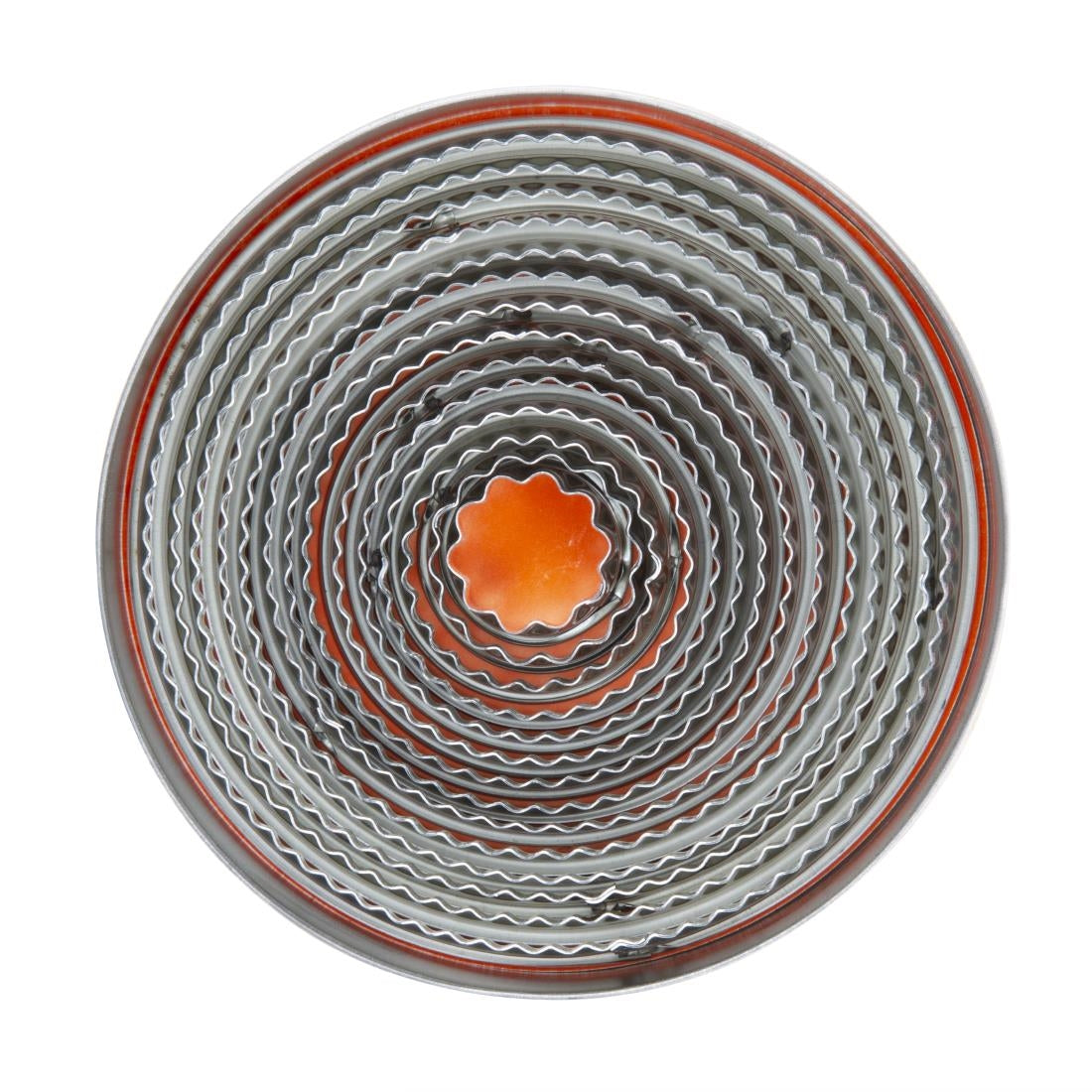 Vogue Round Fluted Pastry Cutter Set E019