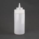 Vogue Clear Wide Neck Squeeze Sauce Bottle 454ml E092