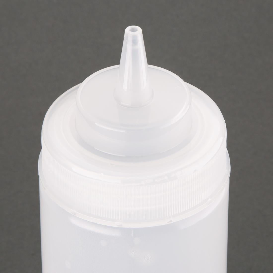 Vogue Clear Wide Neck Squeeze Sauce Bottle 454ml E092