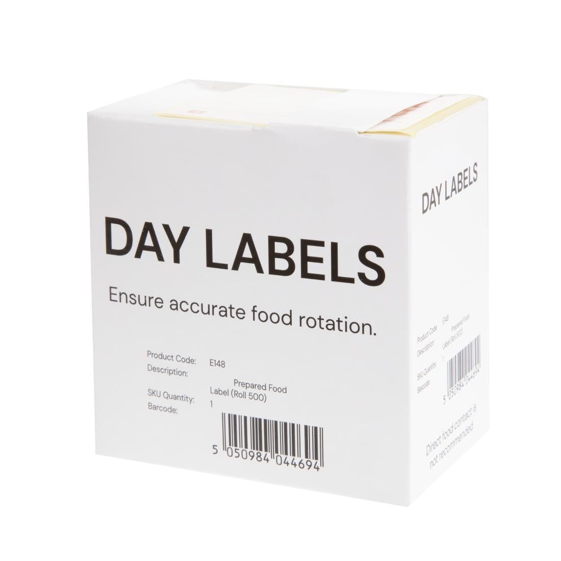 Vogue Prepped Product Removable Labels E148