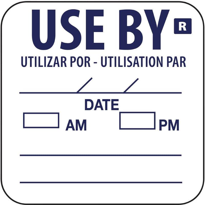 Vogue Removable Use By Labels E150