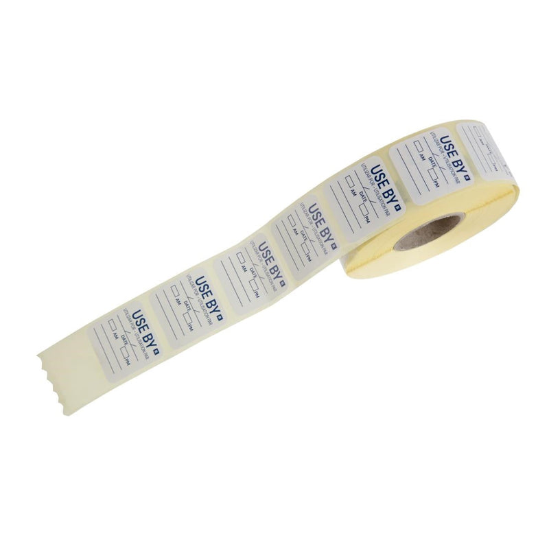 Vogue Removable Use By Labels E150