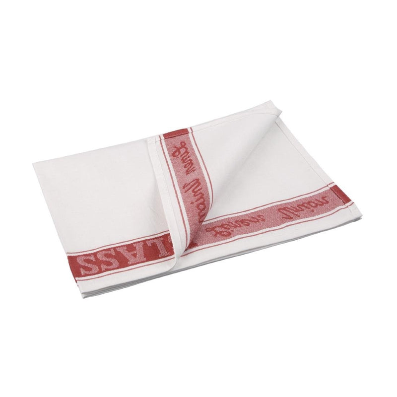 Vogue Glass Cloth Red E910