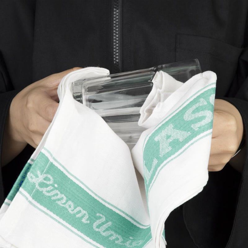 Vogue Glass Cloth Green E912