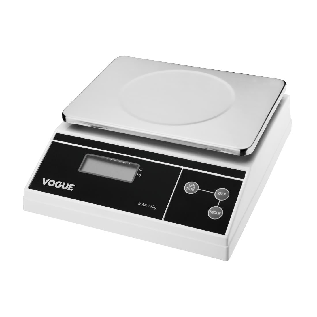 EDLP - Vogue Digital Platform Scale (Not Gov Stamped) 15kg Grad. 5g kg/lbs F178-A