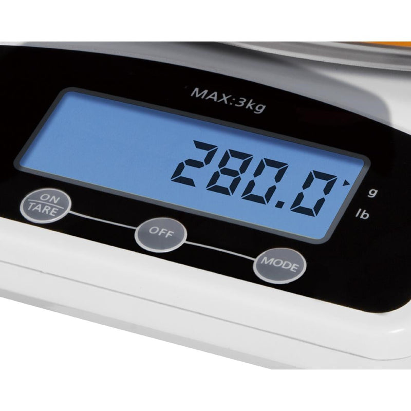 Vogue Digital Small Platform Scale (Not Gov Stamped) 3kg Grad. 0.5g kg/lb F201-A