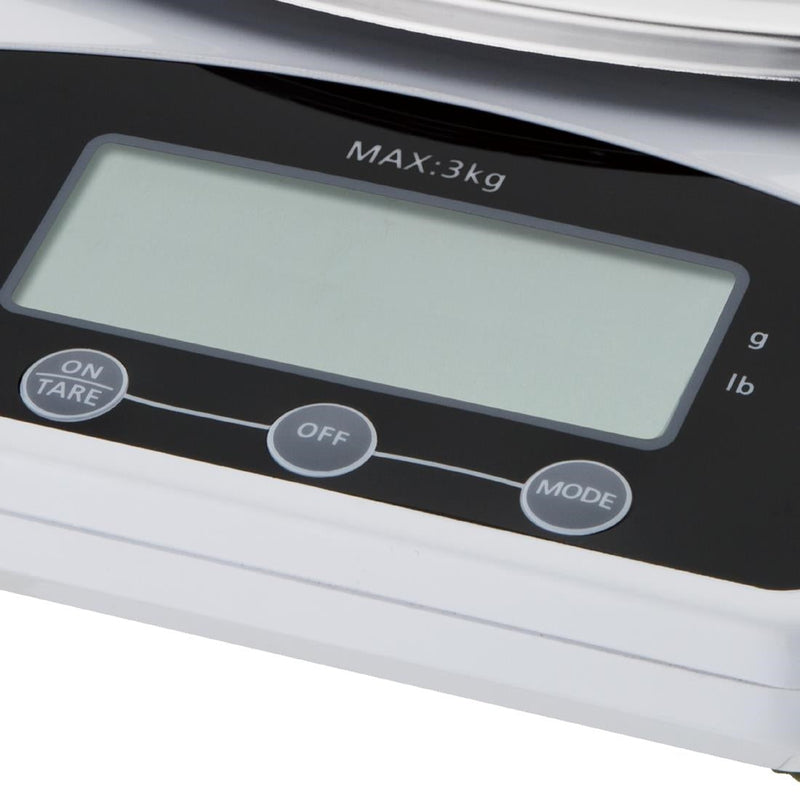 Vogue Digital Small Platform Scale (Not Gov Stamped) 3kg Grad. 0.5g kg/lb F201-A