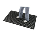 Jantex Rubber Anti Fatigue Anti Slip Floor Safety mat Black 1500 x 900mm DP206