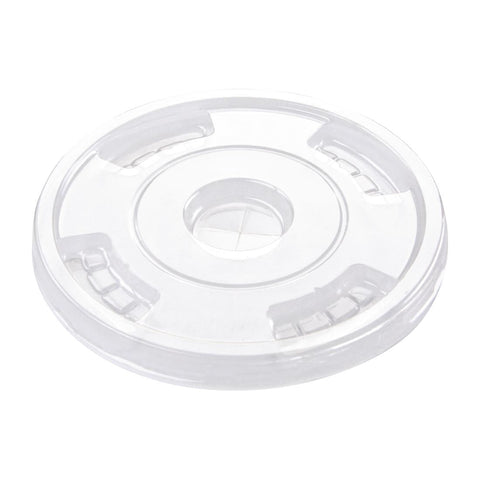 Fiesta Compostable Cold Cup Flat Lids 340ml / 454ml / 568ml (Pack of 1000) FA346