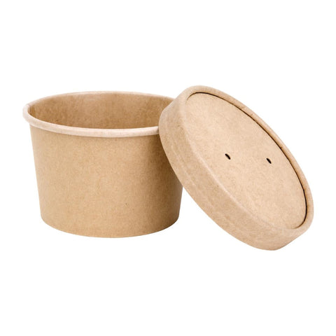 Fiesta Recyclable Soup Container Lids 98mm (Pack of 500) FA978