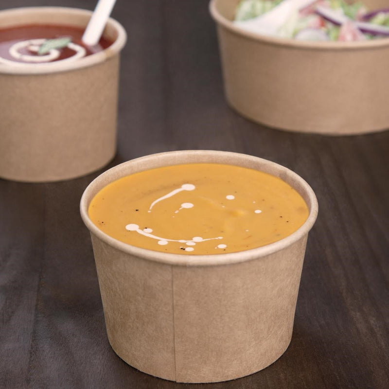 Fiesta Compostable Soup Containers 230ml (Pack of 500) FB160