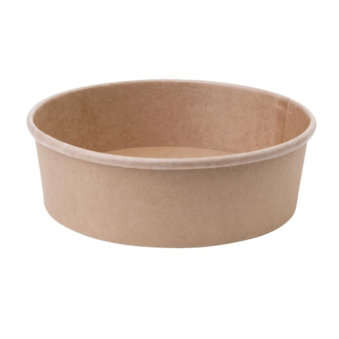 Fiesta Compostable Round Kraft Salad Bowls 500ml (Pack of 300) FB196