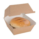 Fiesta Compostable Kraft Burger Boxes Large 112mm (Pack of 150) FB665