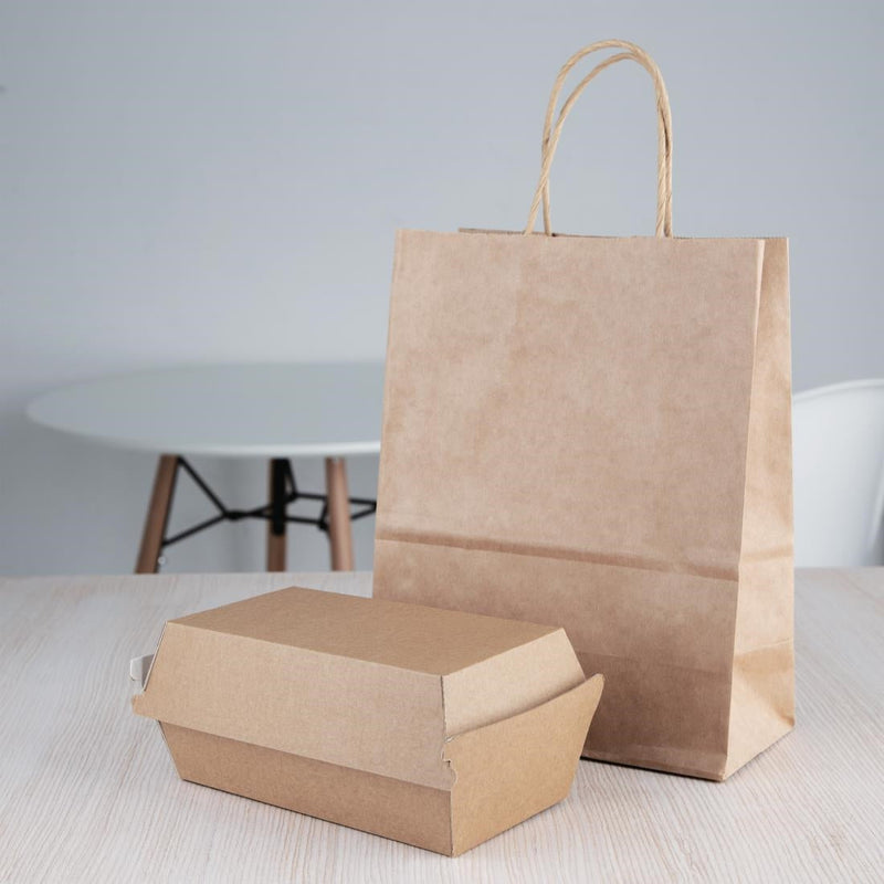 Fiesta Compostable Kraft Food Boxes Small 172mm (Pack of 200) FB666