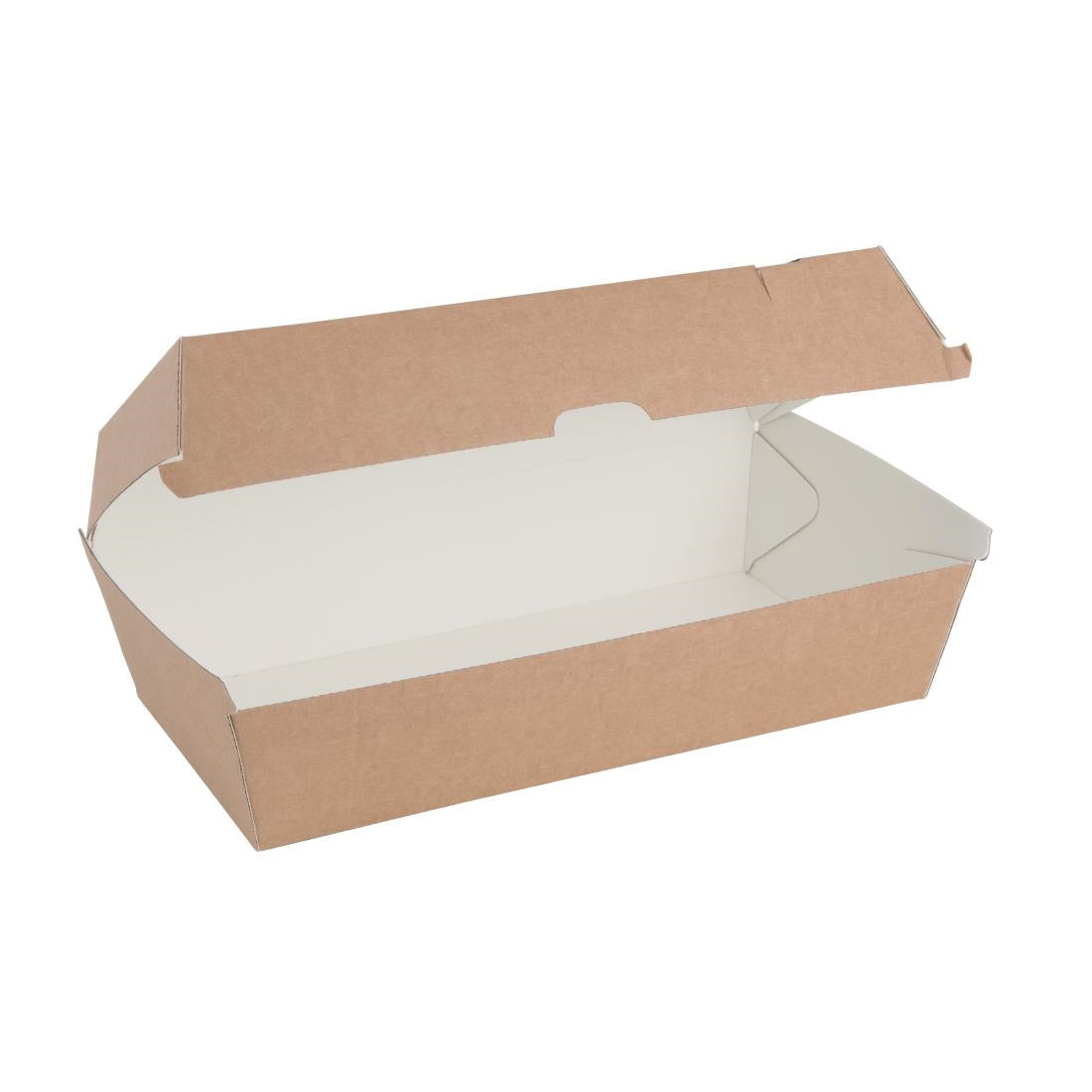 Fiesta Compostable Kraft Food Boxes Large 204mm (Pack of 100) FB667