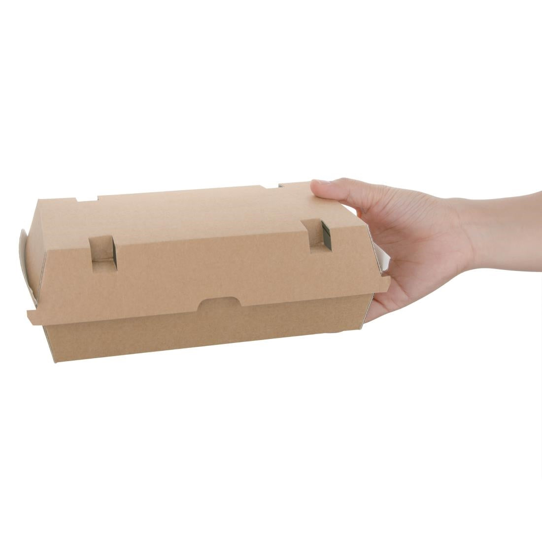 Fiesta Compostable Kraft Food Boxes Large 204mm (Pack of 100) FB667