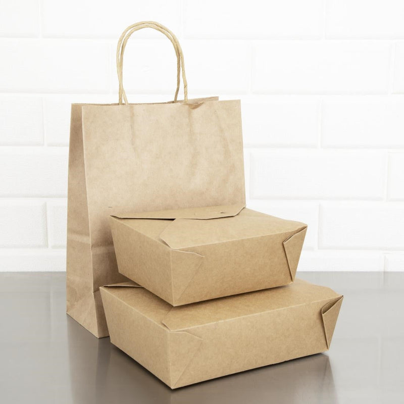 Fiesta Compostable Paperboard Food Cartons 1800ml / 63oz (Pack of 200) FB675
