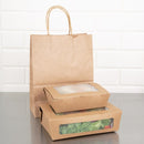 Fiesta Compostable Salad Boxes with PLA Windows 1600ml (Pack of 200) FB678