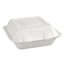 Fiesta Compostable Bagasse Hinged Food Containers 223mm (Pack of 200) FC525