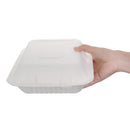 Fiesta Compostable Bagasse Hinged Food Containers 223mm (Pack of 200) FC525