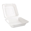 Fiesta Compostable Bagasse Hinged Food Containers 236mm (Pack of 200) FC527