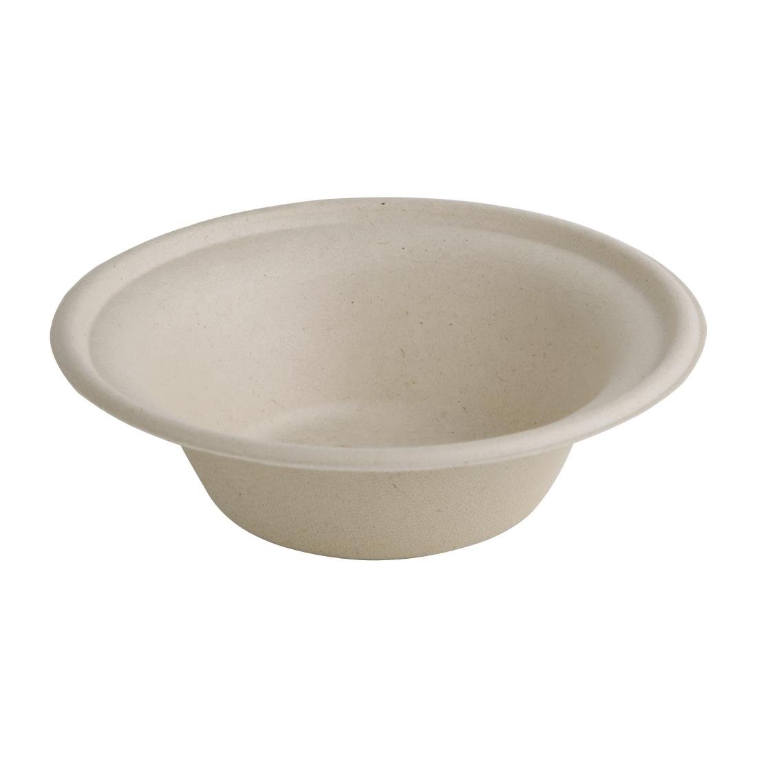 Fiesta Compostable Bagasse Round Bowls Natural Colour 312ml (Pack of 50) FC543