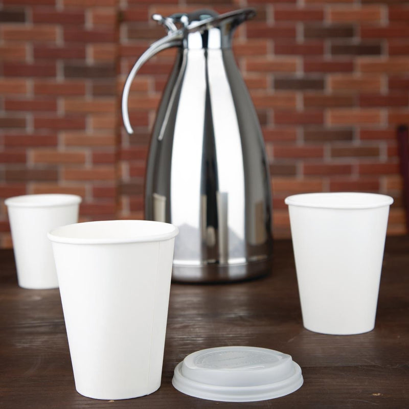 Fiesta Recyclable Paper Coffee Cups 340ml White (Pack of 1000) FD400