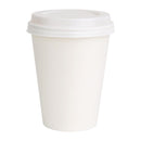 Fiesta Recyclable Paper Coffee Cups 225ml White (Pack of 50) FD403