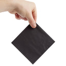 Fiesta Recyclable Cocktail Napkin Black 240x240mm 2ply 1/4 Fold (Pack of 4000) FE218