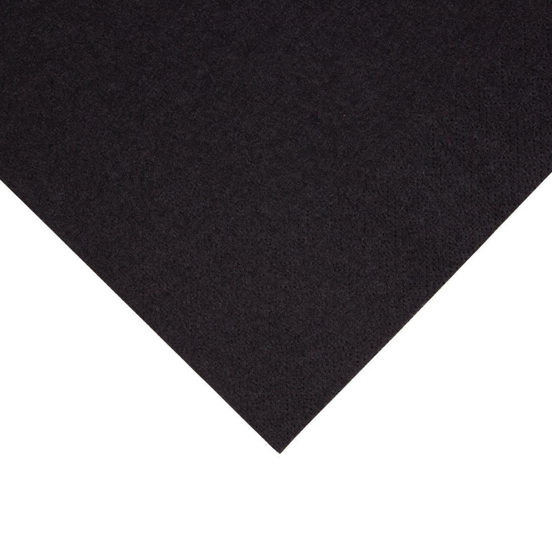 Fiesta Recyclable Lunch Napkin Black 330x330mm 2ply 1/4 Fold (Pack of 2000) FE225