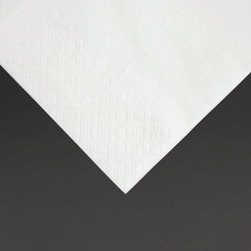 Fiesta Recyclable Lunch Napkin White 330x330mm 2ply 1/8 Fold (Pack of 2000) FE227