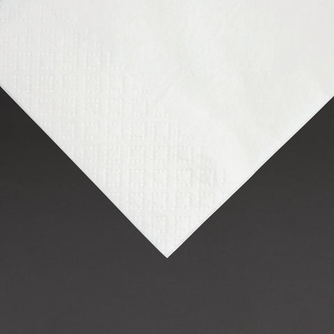 Fiesta Recyclable Lunch Napkin White 330x330mm 2ply 1/8 Fold (Pack of 2000) FE227