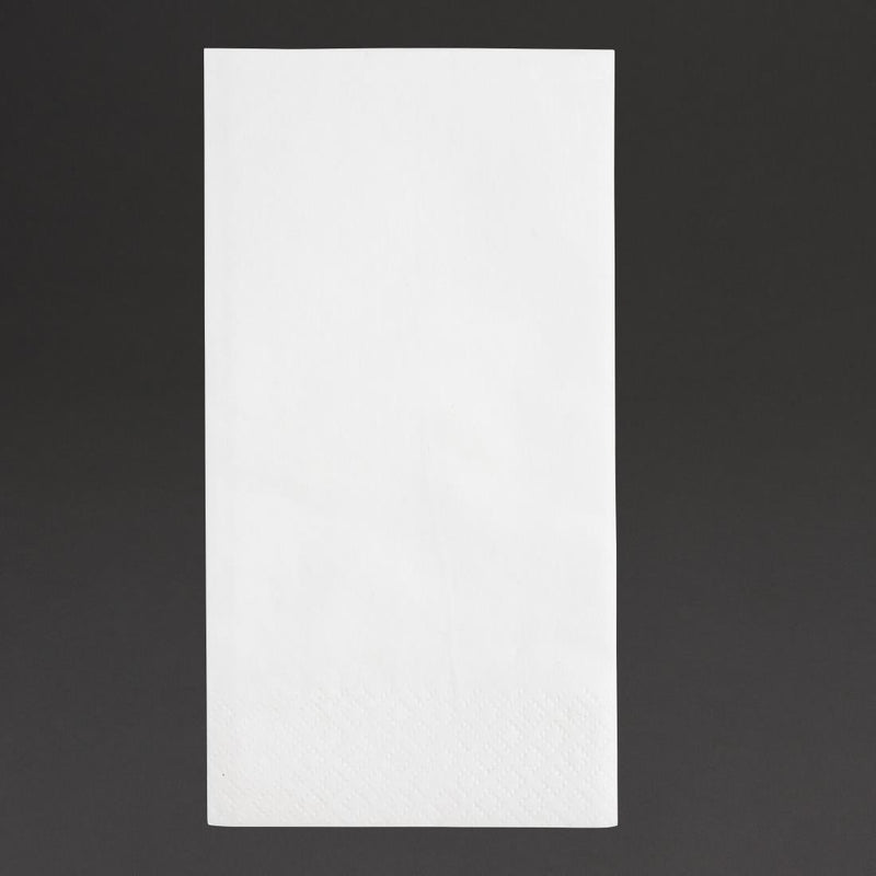 Fiesta Recyclable Lunch Napkin White 330x330mm 2ply 1/8 Fold (Pack of 2000) FE227