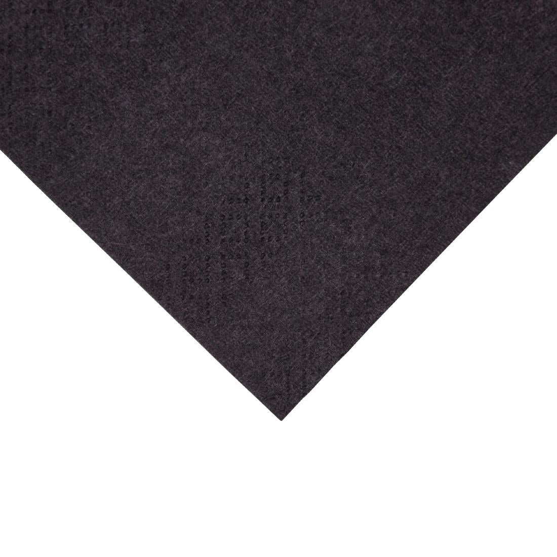 Fiesta Recyclable Lunch Napkin Black 33x33cm 2ply 1/8 Fold (Pack of 2000) FE233