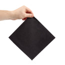 Fiesta Recyclable Dinner Napkin Black 400x400mm 2ply 1/4 Fold (Pack of 2000) FE241