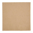 Fiesta Recyclable Recycled Dinner Napkin Kraft 400x400mm 2ply 1/4 Fold (Pack of 2000) FE242