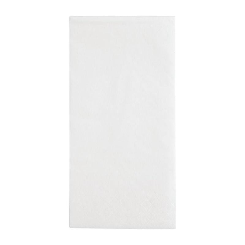 Fiesta Recyclable Dinner Napkin White 400x400mm 2ply 1/8 Fold (Pack of 2000) FE243