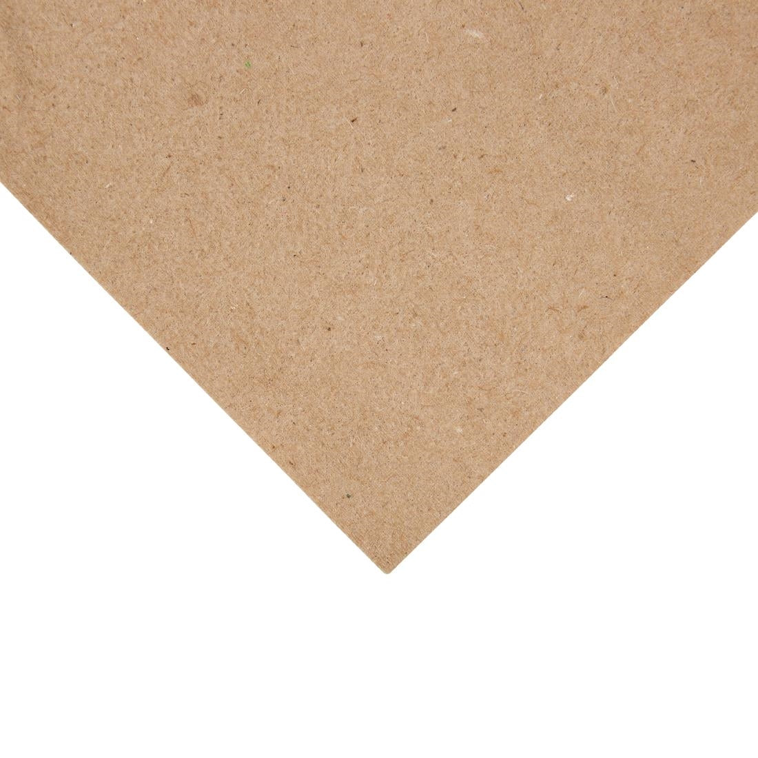 Fiesta Recyclable Recycled Dinner Napkin Kraft 400x400mm 2ply 1/8 Fold (Pack of 2000) FE250