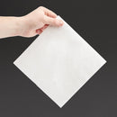 Fiesta Recyclable Dinner Napkin White 400x400mm 3ply 1/4 Fold (Pack of 1000) FE251