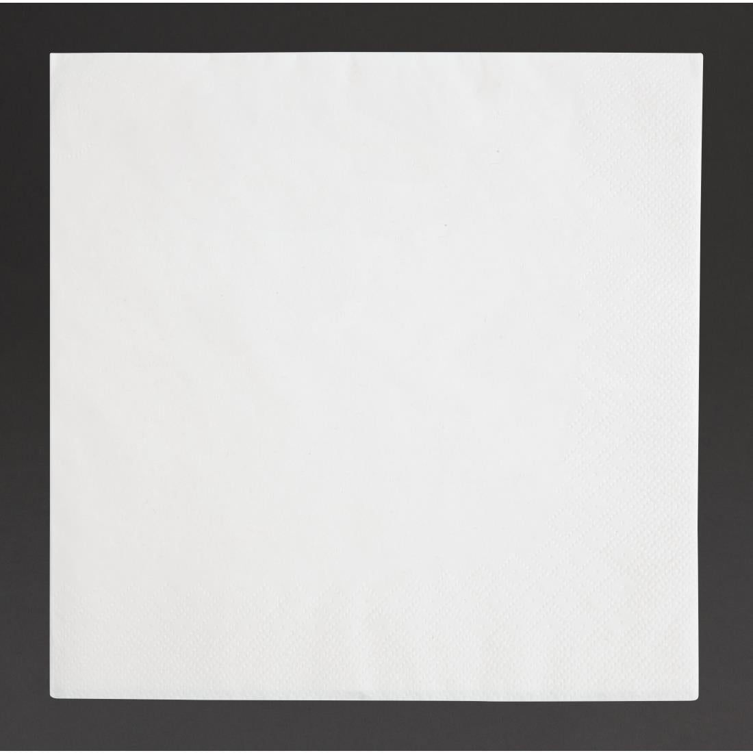 Fiesta Recyclable Dinner Napkin White 400x400mm 3ply 1/4 Fold (Pack of 1000) FE251
