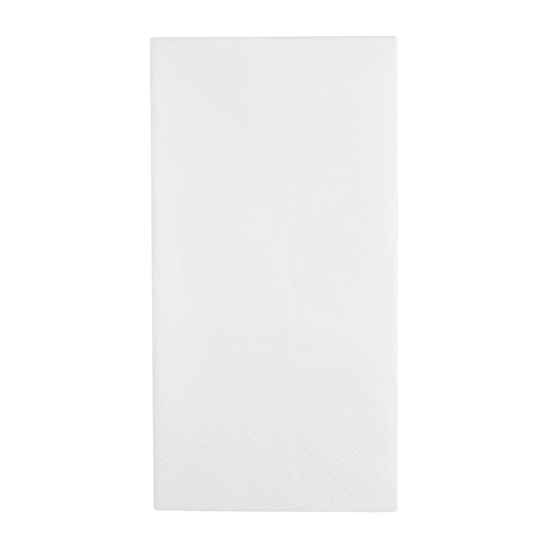 Fiesta Recyclable Dinner Napkin White 400x400mm 3ply 1/8 Fold (Pack of 1000) FE258