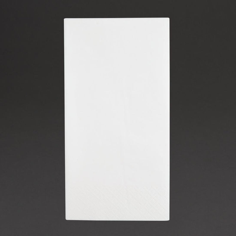 Fiesta Recyclable Dinner Napkin White 400x400mm 3ply 1/8 Fold (Pack of 1000) FE258