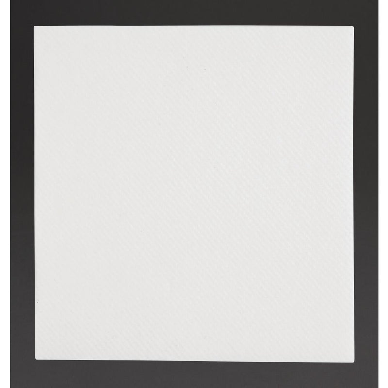 Fiesta Recyclable Premium Tablin Cocktail Napkin White 240x240mm Airlaid 1/4 Fold (Pack of 2400) FE262
