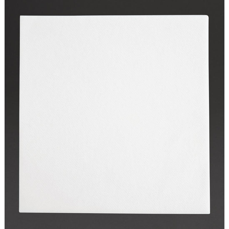 Fiesta Recyclable Premium Tablin Dinner Napkin White 400x400mm Airlaid 1/4 Fold (Pack of 500) FE264