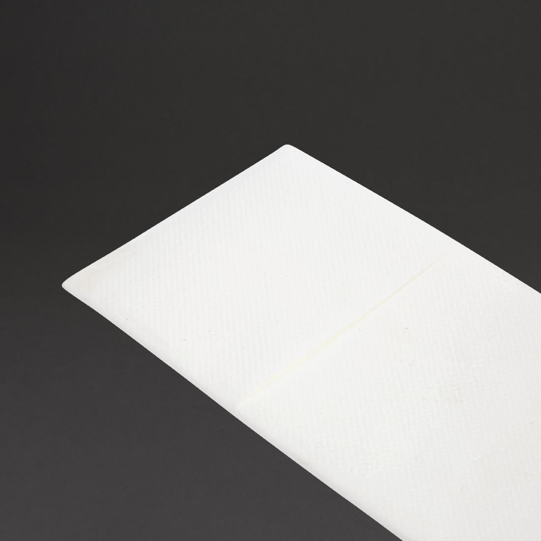 Fiesta Recyclable Premium Tablin Dinner Napkin White 480x400mm Airlaid Pocket Fold (Pack of 400) FE277