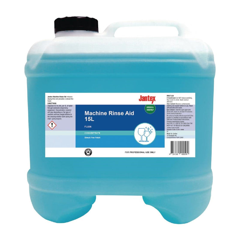 Jantex Dishwasher Rinse Aid Concentrate 15Ltr FL836