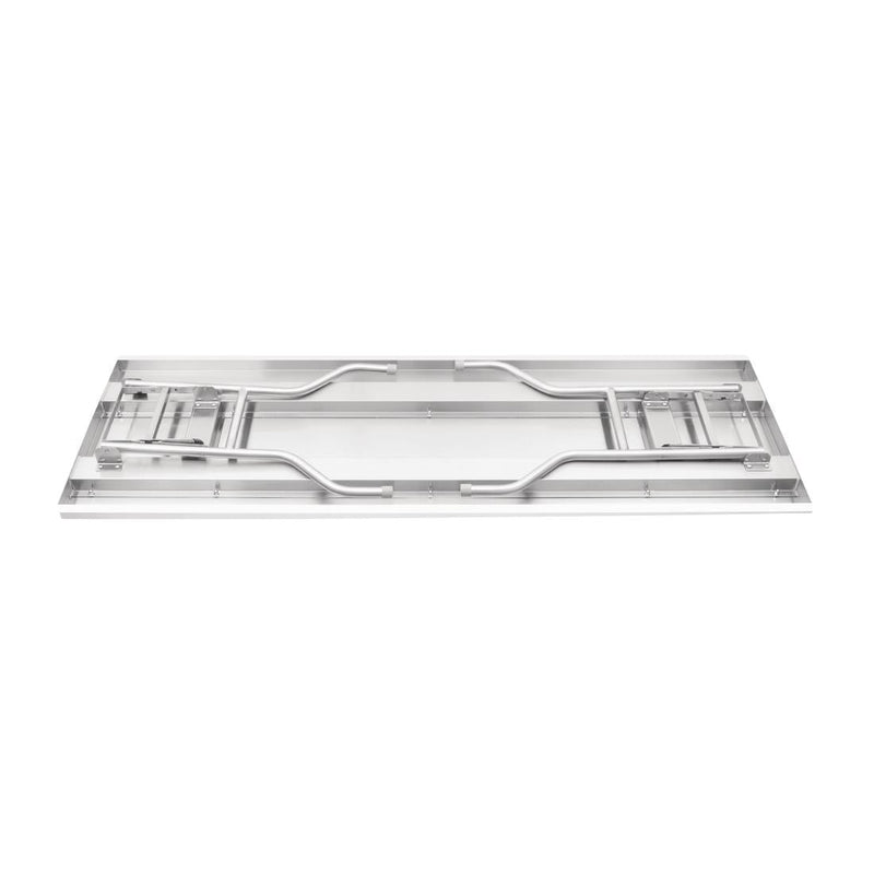 Vogue Stainless Steel Folding Work Table 1830x610x780 FN289